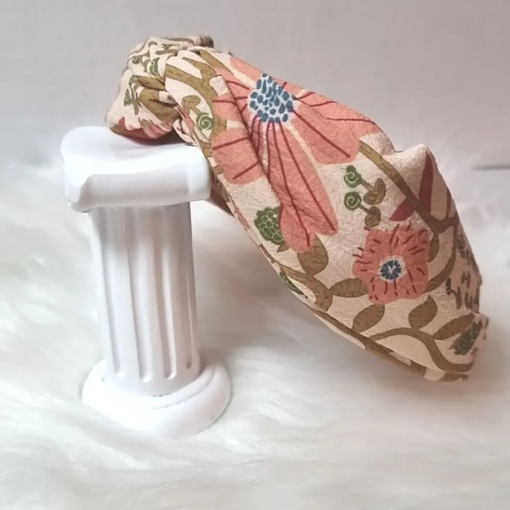 BOHO FALL DAYS HEADBAND leaf leaves floral flower fabric bohohemin bohemian